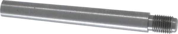 Value Collection - Size 7, 0.407" Large End Diam, Uncoated Steel 3/8-24 Threaded Taper Pin - Grade C-12L14, 3 Pin Length - Apex Tool & Supply