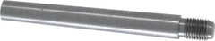 Value Collection - Size 7, 0.407" Large End Diam, Uncoated Steel 3/8-24 Threaded Taper Pin - Grade C-12L14, 3 Pin Length - Apex Tool & Supply