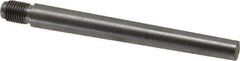 Value Collection - Size 7, 0.407" Large End Diam, Uncoated Steel 3/8-24 Threaded Taper Pin - Grade C-12L14, 3-1/2 Pin Length - Apex Tool & Supply