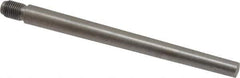 Value Collection - Size 7, 0.407" Large End Diam, Uncoated Steel 3/8-24 Threaded Taper Pin - Grade C-12L14, 4-1/2 Pin Length - Apex Tool & Supply