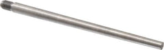 Value Collection - Size 7, 0.407" Large End Diam, Uncoated Steel 3/8-24 Threaded Taper Pin - Grade C-12L14, 6 Pin Length - Apex Tool & Supply