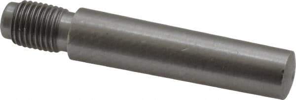 Value Collection - Size 8, 0.49" Large End Diam, Uncoated Steel 7/16-20 Threaded Taper Pin - Grade C-12L14, 2 Pin Length - Apex Tool & Supply