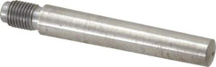 Value Collection - Size 8, 0.49" Large End Diam, Uncoated Steel 7/16-20 Threaded Taper Pin - Grade C-12L14, 2-3/4 Pin Length - Apex Tool & Supply