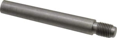 Value Collection - Size 8, 0.49" Large End Diam, Uncoated Steel 7/16-20 Threaded Taper Pin - Grade C-12L14, 3 Pin Length - Apex Tool & Supply