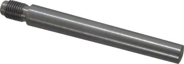 Value Collection - Size 8, 0.49" Large End Diam, Uncoated Steel 7/16-20 Threaded Taper Pin - Grade C-12L14, 3-1/2 Pin Length - Apex Tool & Supply