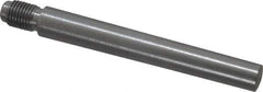Value Collection - Size 8, 0.49" Large End Diam, Uncoated Steel 7/16-20 Threaded Taper Pin - Grade C-12L14, 3-1/2 Pin Length - Apex Tool & Supply