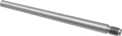 Value Collection - Size 8, 0.49" Large End Diam, Uncoated Steel 7/16-20 Threaded Taper Pin - Grade C-12L14, 6 Pin Length - Apex Tool & Supply
