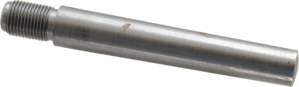 Value Collection - Size 10, 0.704" Large End Diam, Uncoated Steel 5/8-18 Threaded Taper Pin - Grade C-12L14, 4 Pin Length - Apex Tool & Supply