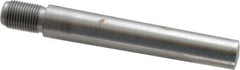 Value Collection - Size 10, 0.704" Large End Diam, Uncoated Steel 5/8-18 Threaded Taper Pin - Grade C-12L14, 4 Pin Length - Apex Tool & Supply