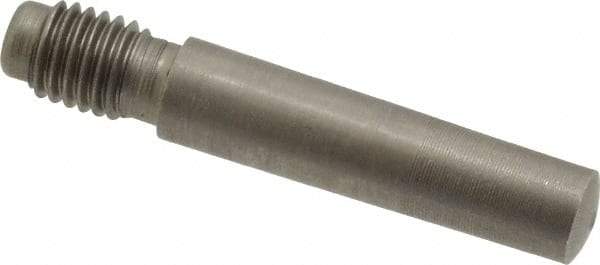 Value Collection - Size 4, 0.248" Large End Diam, Passivated Stainless Steel 1/4-28 Threaded Taper Pin - Grade 303, 18-8, 1 Pin Length - Apex Tool & Supply