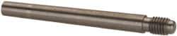 Value Collection - Size 4, 0.248" Large End Diam, Passivated Stainless Steel 1/4-28 Threaded Taper Pin - Grade 303, 18-8, 2 Pin Length - Apex Tool & Supply