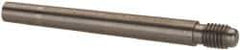 Value Collection - Size 4, 0.248" Large End Diam, Passivated Stainless Steel 1/4-28 Threaded Taper Pin - Grade 303, 18-8, 2 Pin Length - Apex Tool & Supply