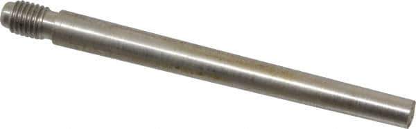 Value Collection - Size 4, 0.248" Large End Diam, Passivated Stainless Steel 1/4-28 Threaded Taper Pin - Grade 303, 18-8, 2-1/2 Pin Length - Apex Tool & Supply