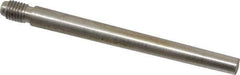 Value Collection - Size 4, 0.248" Large End Diam, Passivated Stainless Steel 1/4-28 Threaded Taper Pin - Grade 303, 18-8, 2-1/2 Pin Length - Apex Tool & Supply