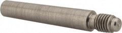 Value Collection - Size 5, 0.287" Large End Diam, Passivated Stainless Steel 1/4-28 Threaded Taper Pin - Grade 303, 18-8, 1-1/2 Pin Length - Apex Tool & Supply