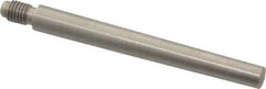 Value Collection - Size 5, 0.287" Large End Diam, Passivated Stainless Steel 1/4-28 Threaded Taper Pin - Grade 303, 18-8, 2-1/2 Pin Length - Apex Tool & Supply