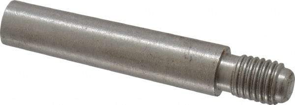Value Collection - Size 6, 0.339" Large End Diam, Passivated Stainless Steel 5/16-24 Threaded Taper Pin - Grade 303, 18-8, 1-1/2 Pin Length - Apex Tool & Supply