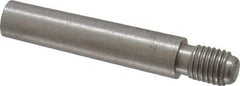 Value Collection - Size 6, 0.339" Large End Diam, Passivated Stainless Steel 5/16-24 Threaded Taper Pin - Grade 303, 18-8, 1-1/2 Pin Length - Apex Tool & Supply