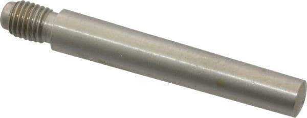 Value Collection - Size 6, 0.339" Large End Diam, Passivated Stainless Steel 5/16-24 Threaded Taper Pin - Grade 303, 18-8, 2 Pin Length - Apex Tool & Supply