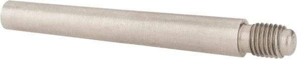 Value Collection - Size 6, 0.339" Large End Diam, Passivated Stainless Steel 5/16-24 Threaded Taper Pin - Grade 303, 18-8, 2-1/2 Pin Length - Apex Tool & Supply