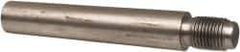 Value Collection - Size 9, 0.589" Large End Diam, Passivated Stainless Steel 1/2-20 Threaded Taper Pin - Grade 303, 18-8, 3 Pin Length - Apex Tool & Supply