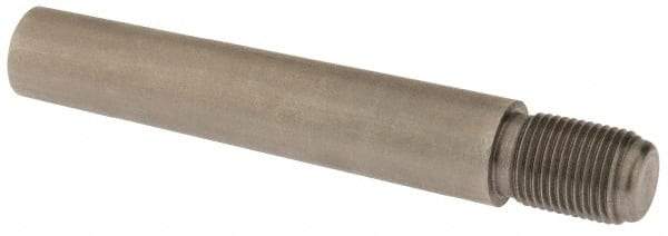 Value Collection - Size 10, 0.704" Large End Diam, Passivated Stainless Steel 5/8-18 Threaded Taper Pin - Grade 303, 18-8, 3-1/2 Pin Length - Apex Tool & Supply