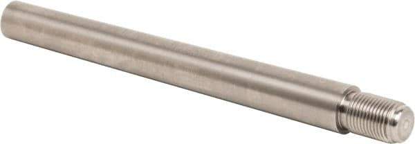 Value Collection - Size 10, 0.704" Large End Diam, Passivated Stainless Steel 5/8-18 Threaded Taper Pin - Grade 303, 18-8, 6 Pin Length - Apex Tool & Supply