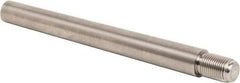 Value Collection - Size 10, 0.704" Large End Diam, Passivated Stainless Steel 5/8-18 Threaded Taper Pin - Grade 303, 18-8, 6 Pin Length - Apex Tool & Supply