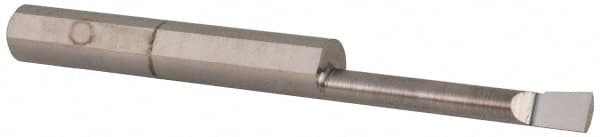 Scientific Cutting Tools - 0.12" Min Bore Diam, 0.8" Max Bore Depth, 3/16 Shank Diam, Boring Bar - Apex Tool & Supply