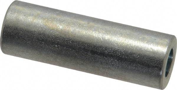 Electro Hardware - 0.257" ID x 1/2" OD, 1/4 Screw, Grade 2 Steel Female Unthreaded Circuit Board Spacer - Round Body, Zinc-Plated Finish, 1-1/2" OAL - Apex Tool & Supply