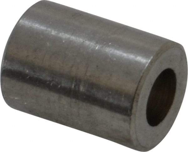 Electro Hardware - 0.194" ID x 3/8" OD, #10 Screw, Grade 18-8 & 303 Stainless Steel Female Unthreaded Circuit Board Spacer - Round Body, Uncoated, 1/2" OAL - Apex Tool & Supply