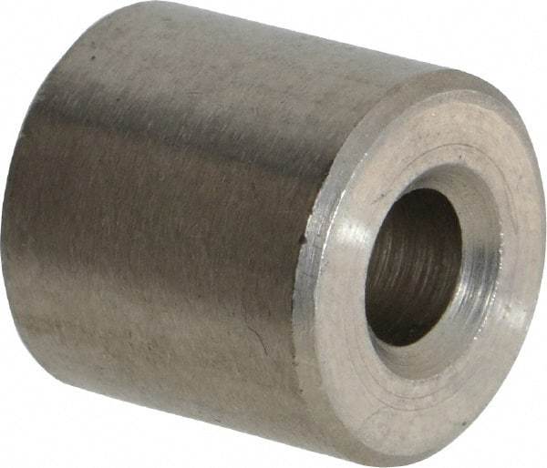 Electro Hardware - 0.194" ID x 1/2" OD, #10 Screw, Grade 18-8 & 303 Stainless Steel Female Unthreaded Circuit Board Spacer - Round Body, Uncoated, 1/2" OAL - Apex Tool & Supply