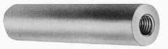 Electro Hardware - #10-32, 1-1/4" OAL, Steel Round Fully Threaded Female Circuit Board Standoffs - 1" Thread Depth, 1-1/4" Body Length, Zinc-Plated Clear Chromate Finish - Apex Tool & Supply