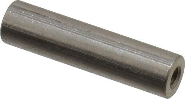 Electro Hardware - #4-40, 1" OAL, Stainless Steel Round Fully Threaded Female Circuit Board Standoffs - 1/2" Thread Depth, 1" Body Length, Bright Finish - Apex Tool & Supply