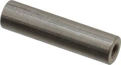Electro Hardware - #4-40, 1" OAL, Stainless Steel Round Fully Threaded Female Circuit Board Standoffs - 1/2" Thread Depth, 1" Body Length, Bright Finish - Apex Tool & Supply