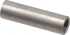 Electro Hardware - #10-32, 7/8" OAL, Stainless Steel Round Fully Threaded Female Circuit Board Standoffs - 1" Thread Depth, 7/8" Body Length, Bright Finish - Apex Tool & Supply