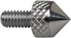 Mitutoyo - M2.5x0.45, 5mm Ball Diam, Carbide 90 ° Conical Contact Point - 5mm Contact Point Length, Use with AGD 1,2,3,4 - Apex Tool & Supply