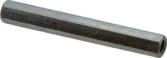 Electro Hardware - #10-32, 2" OAL, 1/4" Across Flats, Steel Hex Female Circuit Board Standoffs - 2" Body Length, Zinc-Plated Clear Chromate Finish - Apex Tool & Supply
