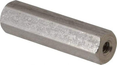 Electro Hardware - #4-40, 1" OAL, 1/4" Across Flats, Stainless Steel Hex Female Circuit Board Standoffs - 1" Body Length, Bright Finish - Apex Tool & Supply