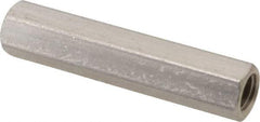 Electro Hardware - #10-32, 1-1/4" OAL, 1/4" Across Flats, Stainless Steel Hex Female Circuit Board Standoffs - 1-1/4" Body Length, Bright Finish - Apex Tool & Supply