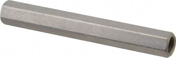 Electro Hardware - #10-32, 2" OAL, 1/4" Across Flats, Stainless Steel Hex Female Circuit Board Standoffs - 2" Body Length, Bright Finish - Apex Tool & Supply
