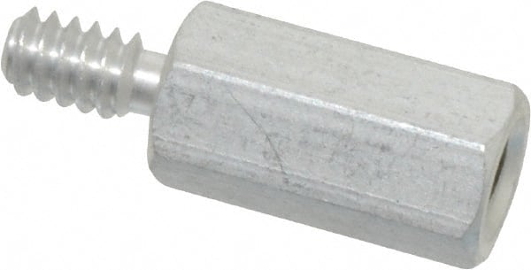 Electro Hardware - M3x0.50, 49.76mm OAL, 4.5mm Across Flats, Aluminum Male/Female Hex Circuit Board Standoff - Apex Tool & Supply