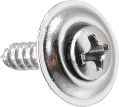 Value Collection - #6 Sems Oval Head Phillips Sheet Metal Screw - Steel, 5/8" OAL, Grade 2 - Apex Tool & Supply