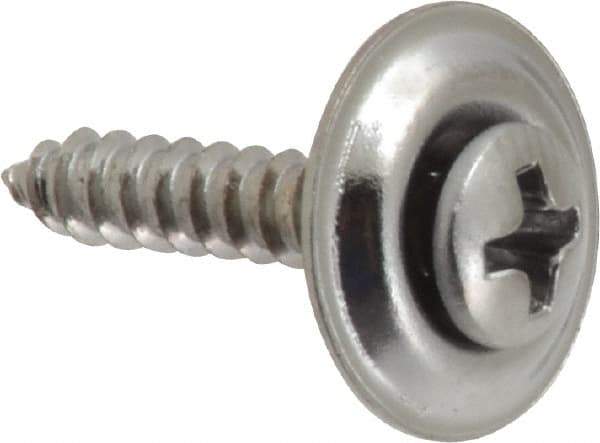 Value Collection - #6 Sems Oval Head Phillips Sheet Metal Screw - Steel, 3/4" OAL, Grade 2 - Apex Tool & Supply