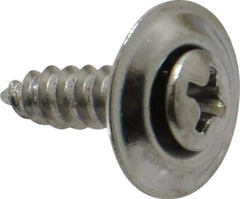 Value Collection - #8 Sems Oval Head Phillips Sheet Metal Screw - Steel, 5/8" OAL, Grade 2 - Apex Tool & Supply