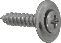 Value Collection - #8 Sems Oval Head Phillips Sheet Metal Screw - Steel, 3/4" OAL, Grade 2 - Apex Tool & Supply