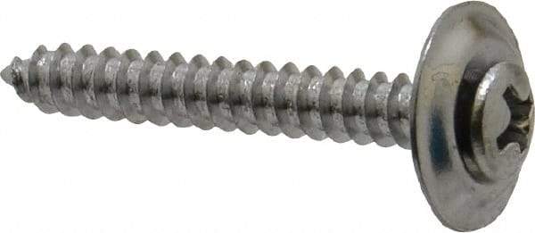 Value Collection - #8 Sems Oval Head Phillips Sheet Metal Screw - Steel, 1-1/4" OAL, Grade 2 - Apex Tool & Supply