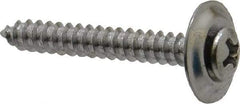 Value Collection - #8 Sems Oval Head Phillips Sheet Metal Screw - Steel, 1-1/4" OAL, Grade 2 - Apex Tool & Supply