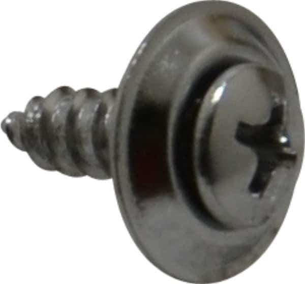 Value Collection - #10 Sems Oval Head Phillips Sheet Metal Screw - Steel, 5/8" OAL, Grade 2 - Apex Tool & Supply