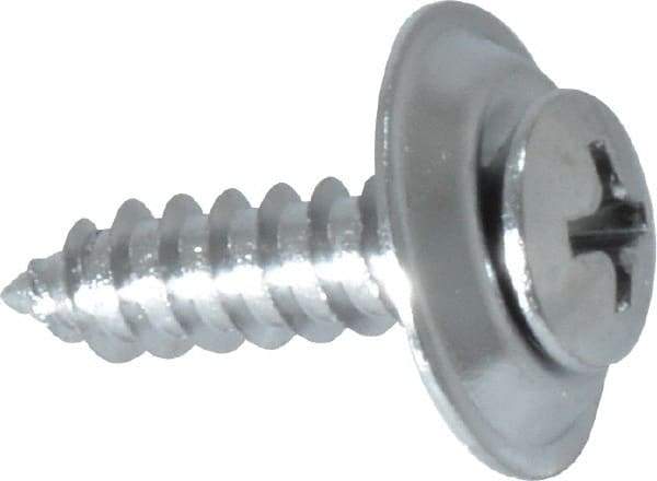 Value Collection - #10 Sems Oval Head Phillips Sheet Metal Screw - Steel, 3/4" OAL, Grade 2 - Apex Tool & Supply